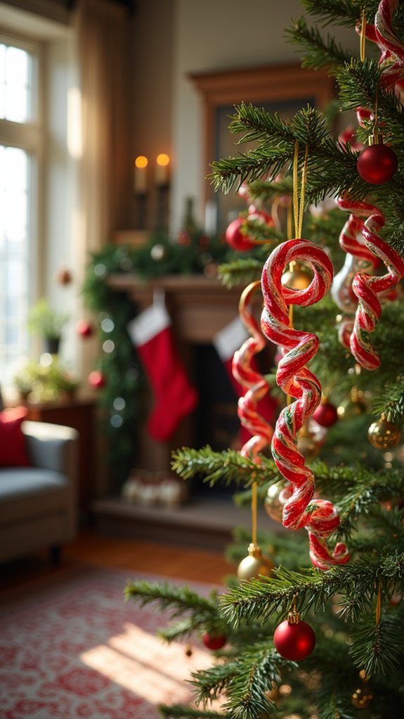 whimsical holiday ribbon decorations