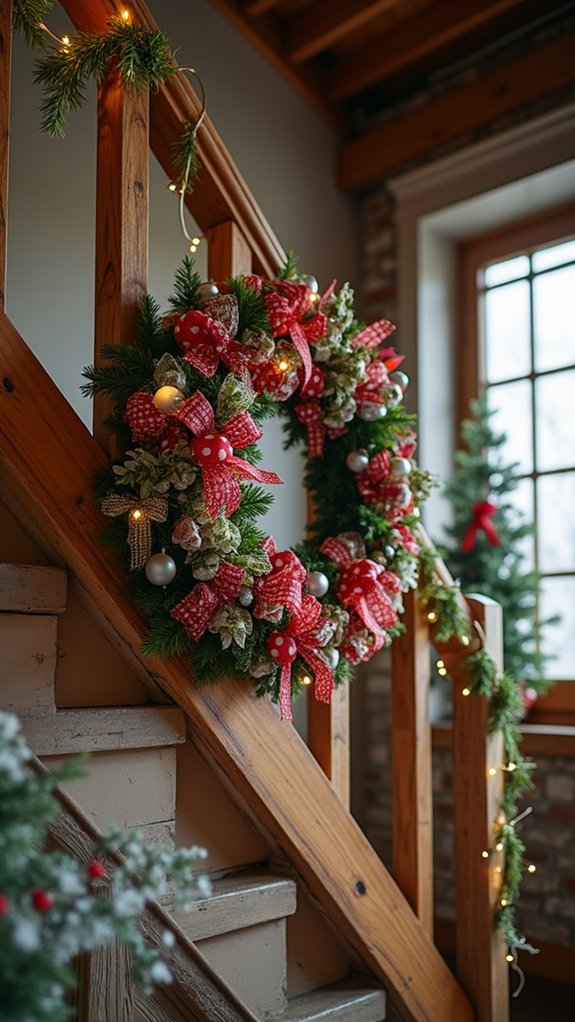 whimsical holiday ribbon wreath