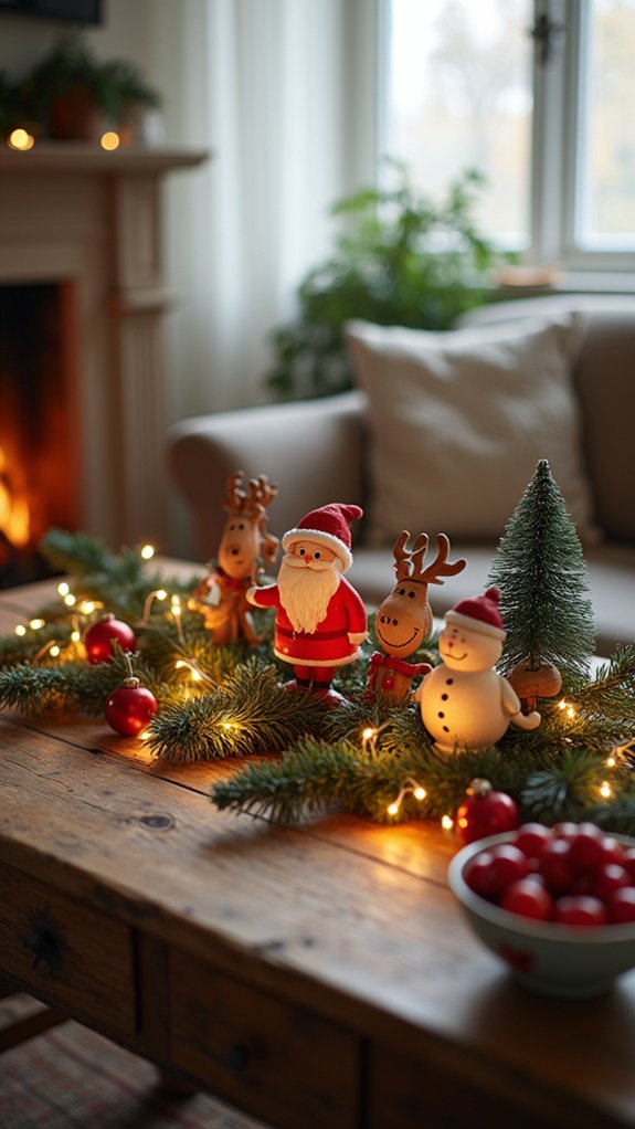 whimsical holiday table decor