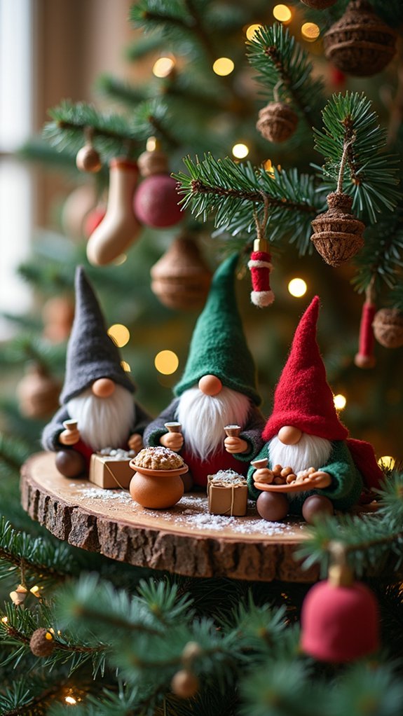 whimsical miniature gnome scenes