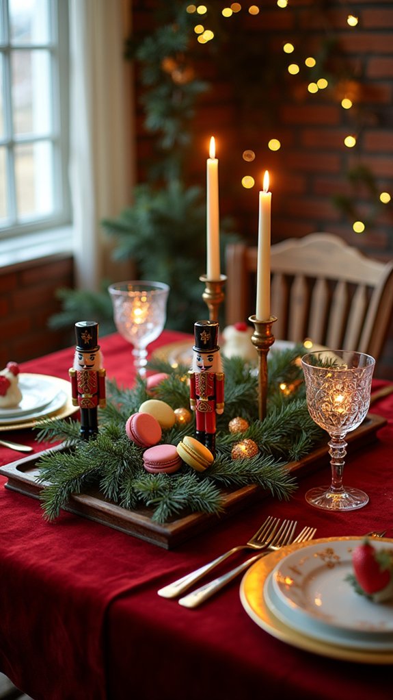 whimsical nutcracker garden elegance