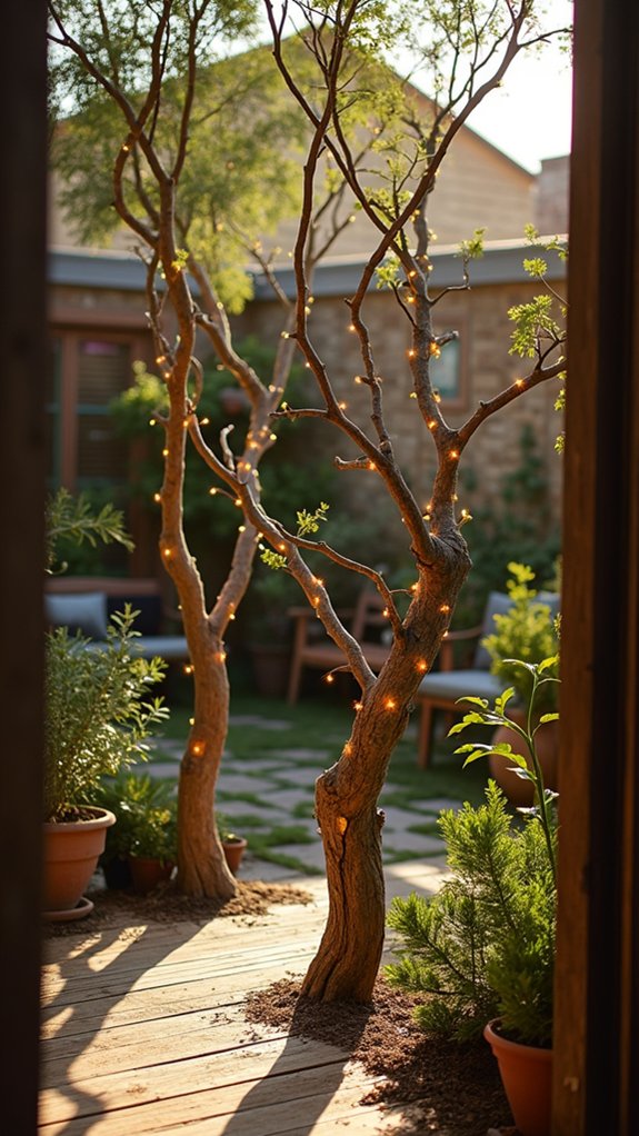 whimsical organic light sculptures