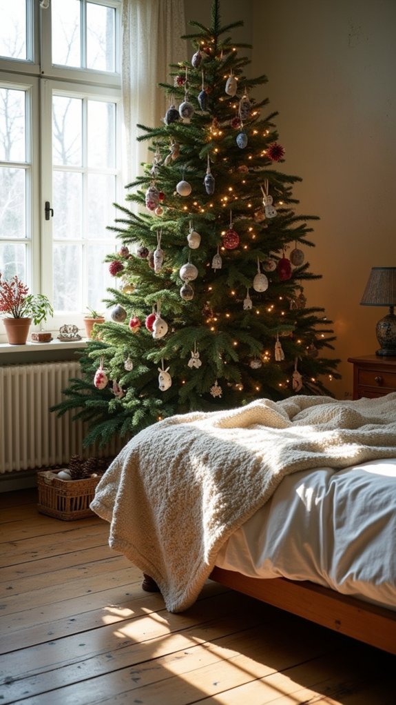 whimsical ornaments enhance decor