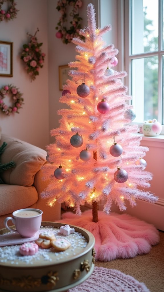 whimsical pastel holiday decor