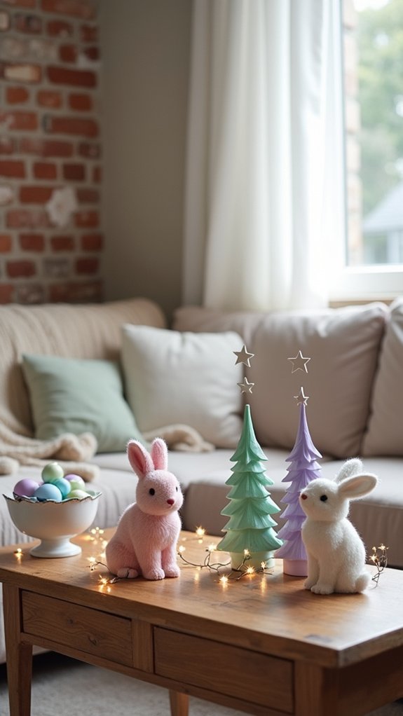 whimsical pastel holiday decor