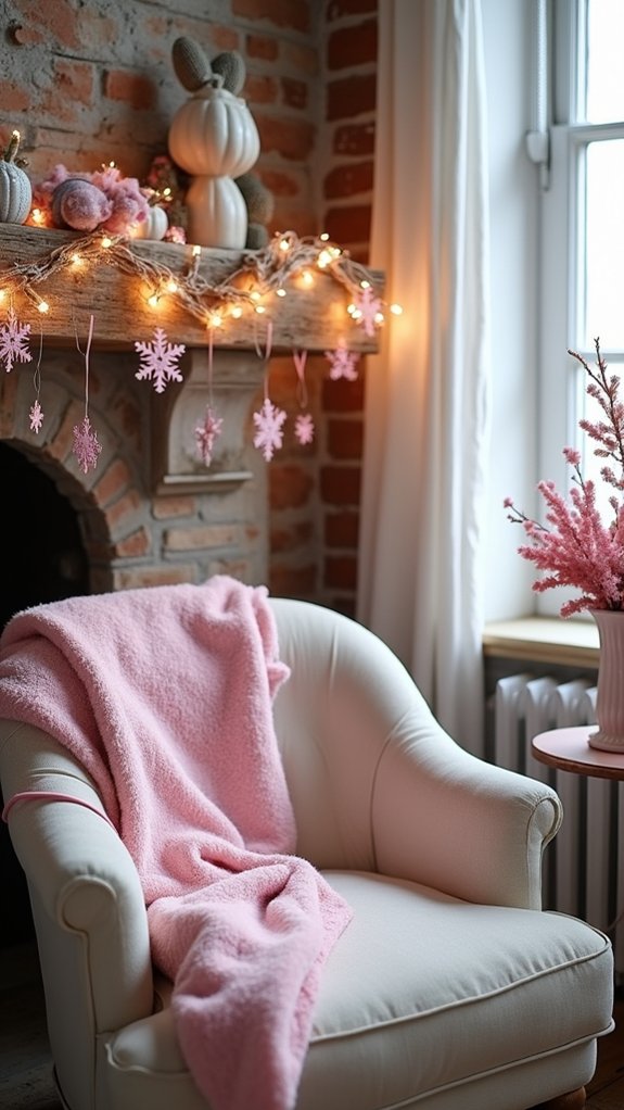 whimsical pastel pink decor