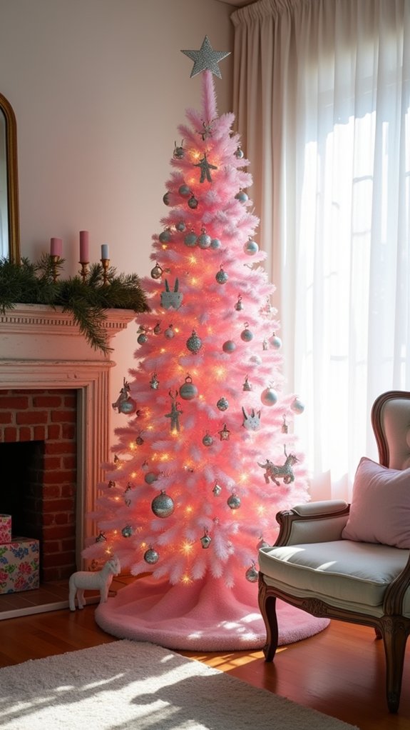 whimsical pink unicorn decorations