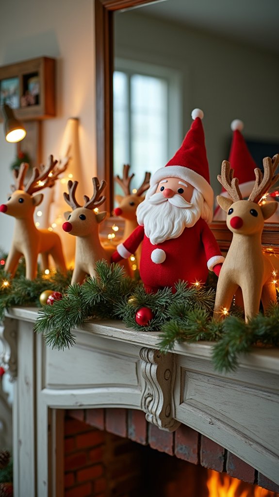 whimsical santa holiday decor