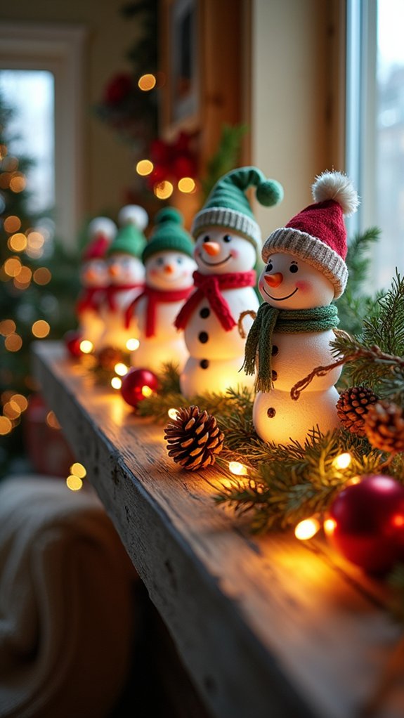 whimsical snowman holiday charm