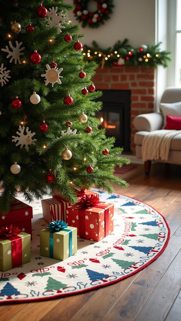 whimsical tree skirt decor
