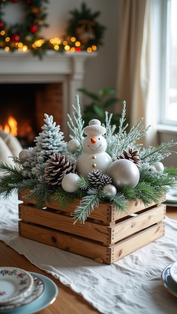 whimsical winter centerpiece magic