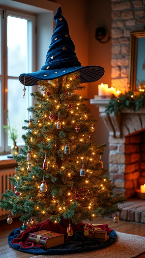 whimsical wizard hat topper