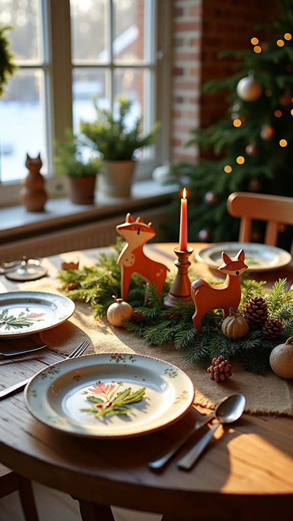 whimsical woodland creature decor