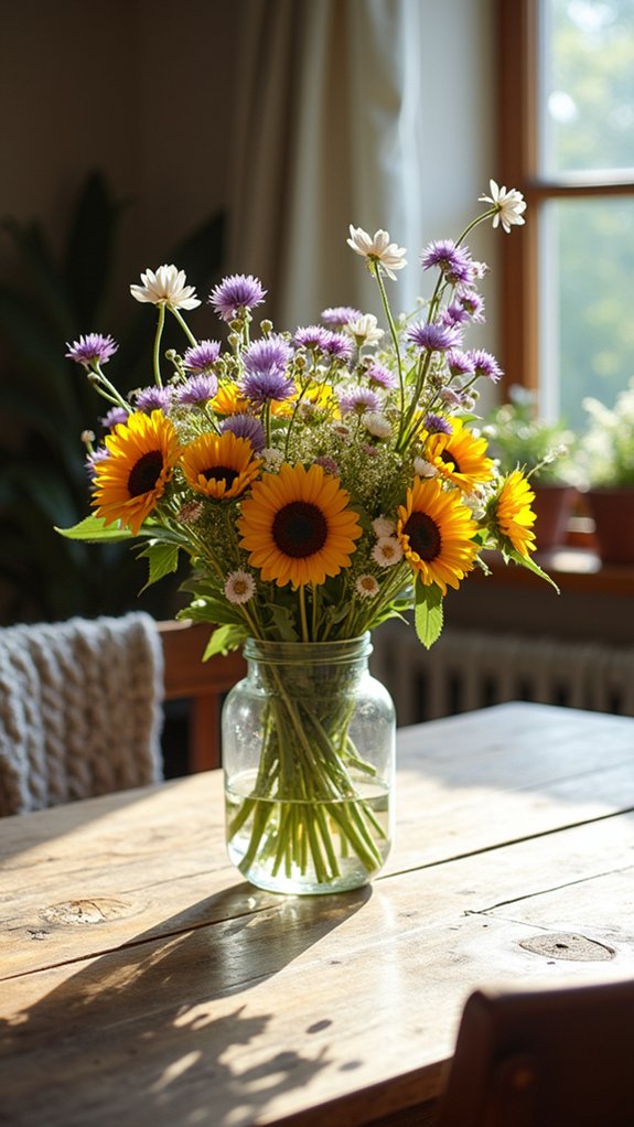 wildflower christmas floral arrangements