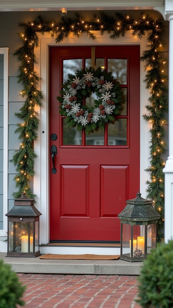 winter elegance wreath decoration