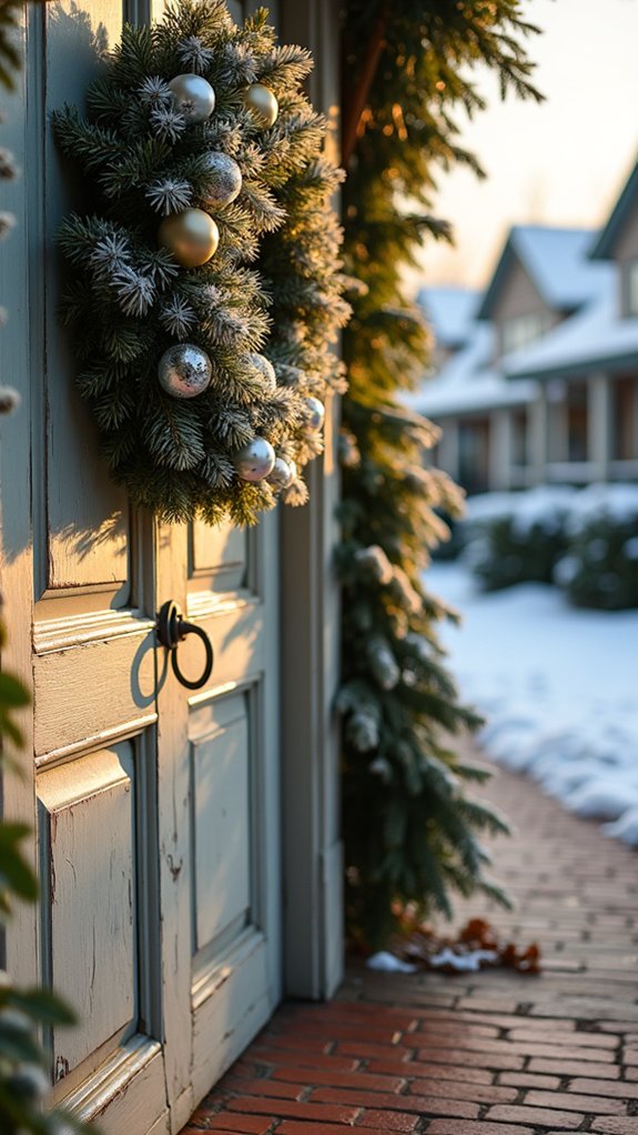 winter wonderland door decor