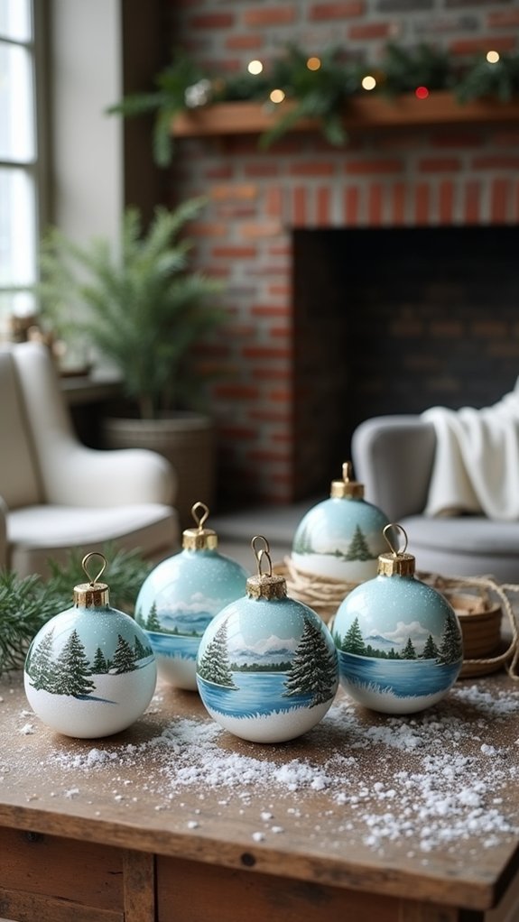 winter wonderland ornament creations