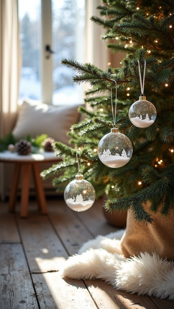 wintry wonderland ornaments created