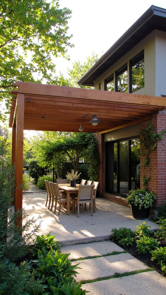 adjustable shade outdoor pergola