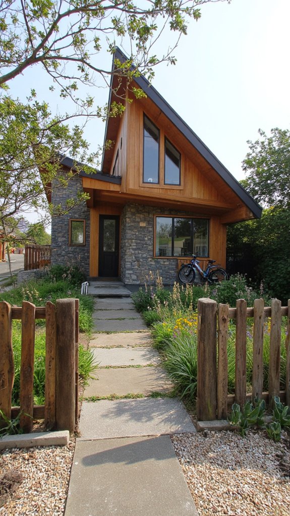 angled roofs promote sustainability