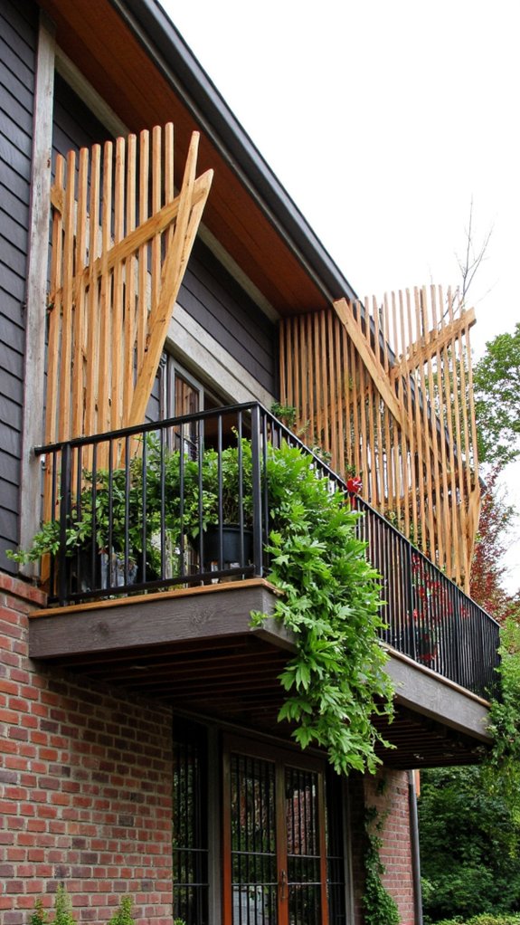 artistic balcony privacy screens