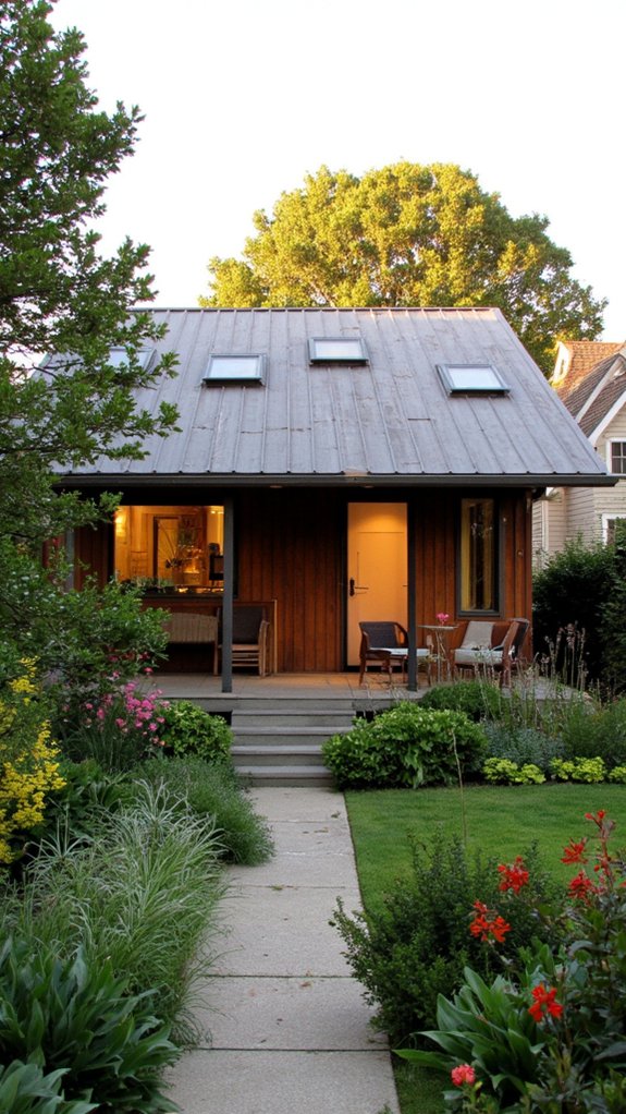 artistic flat roof designs