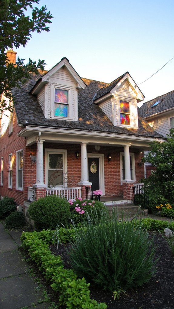 artistic stained glass dormers