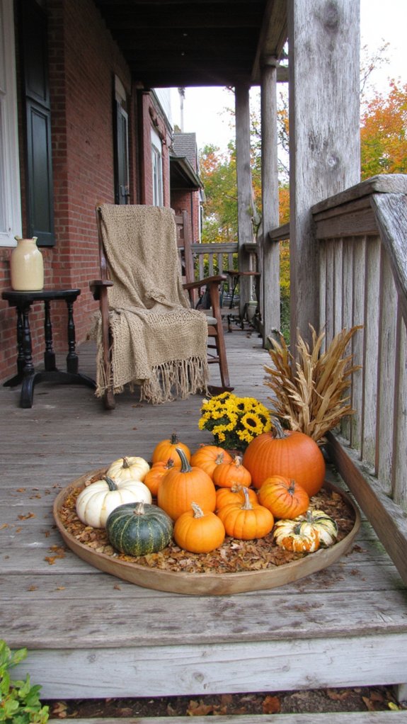 autumn harvest centerpiece decor