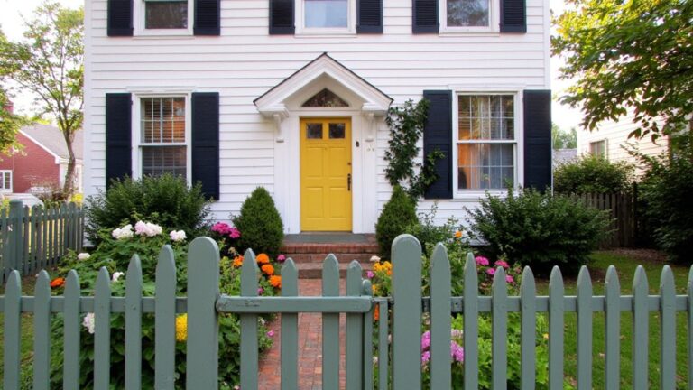 beautiful colonial house colors