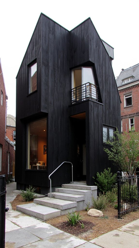 bold artistic black exteriors