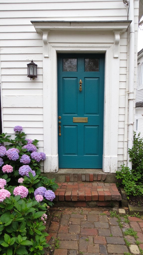 bold colorful welcoming doors