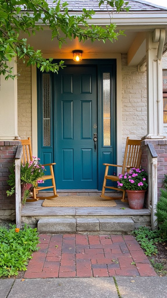 bold doors enhance entrances