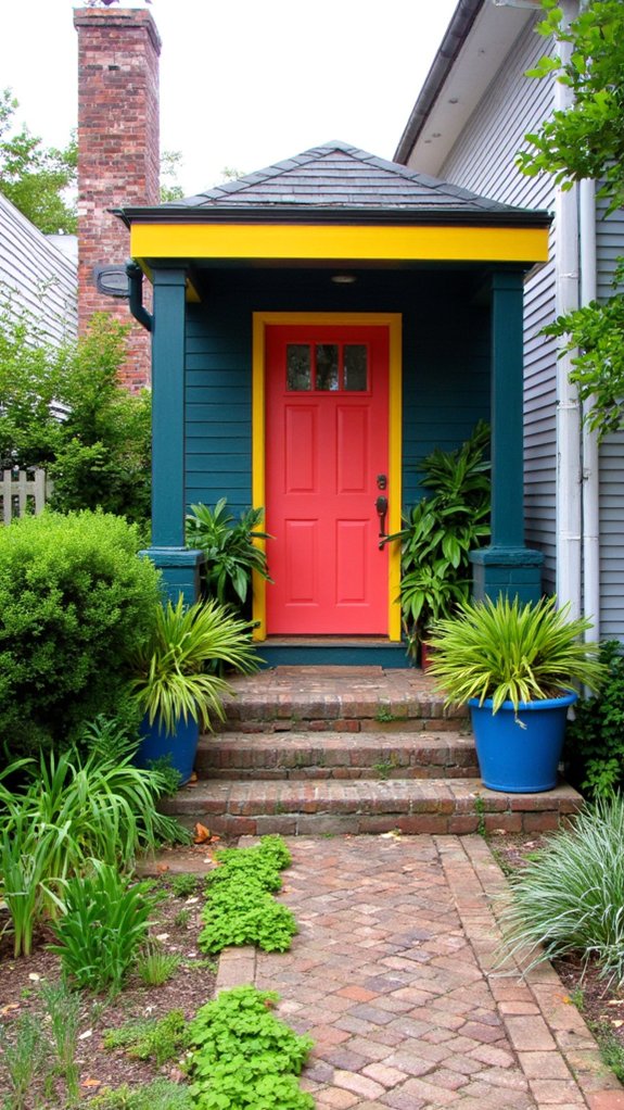 bold exterior color combinations