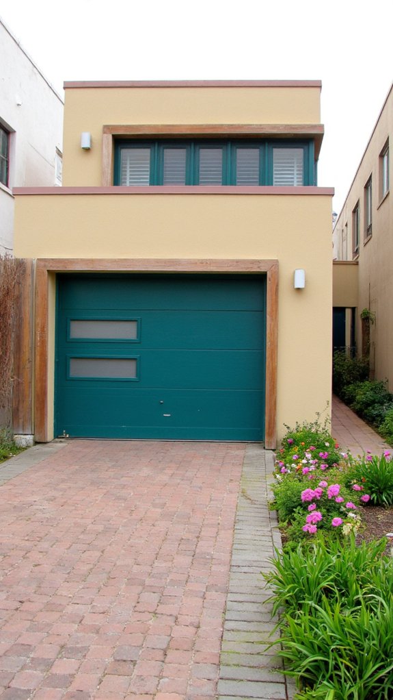 bold garage color choices