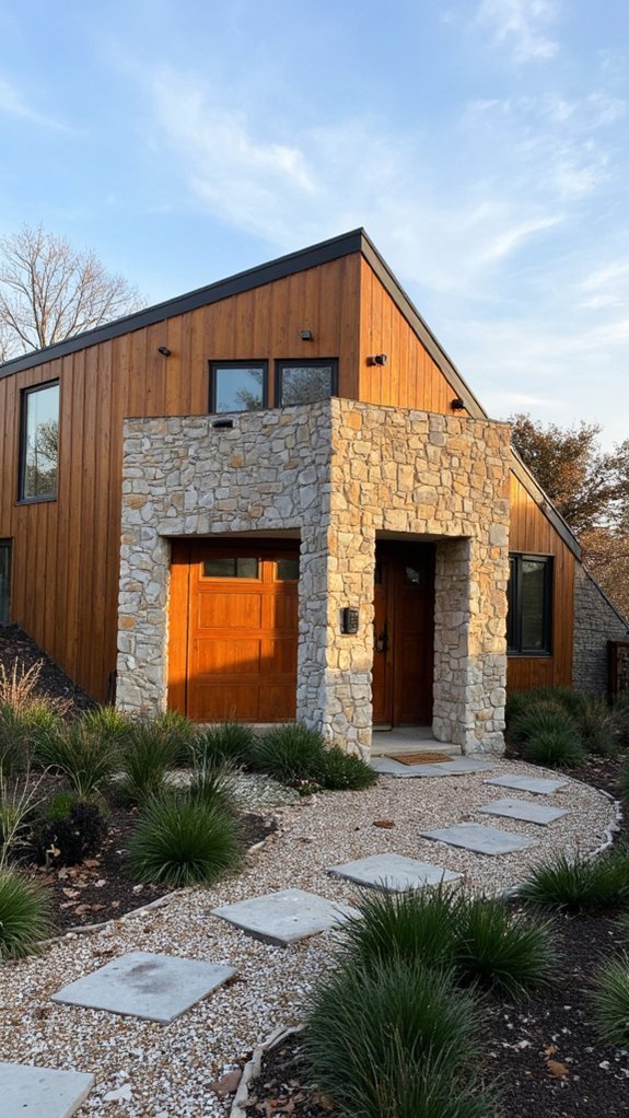 bold geometric stone architecture