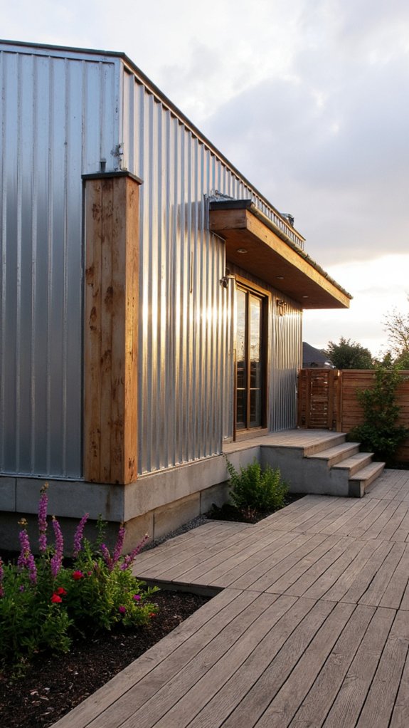 bold industrial home exteriors