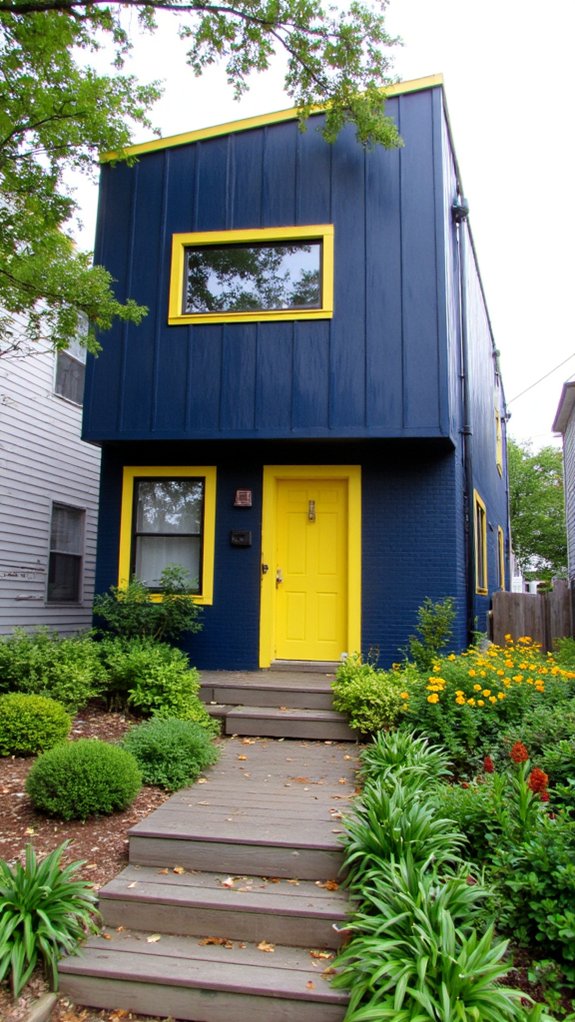 bold modern color combination