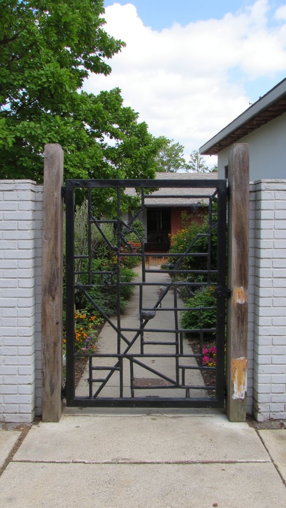 bold urban aesthetic gates