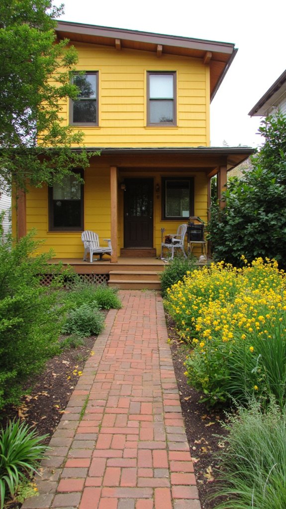 bold vibrant exterior statement