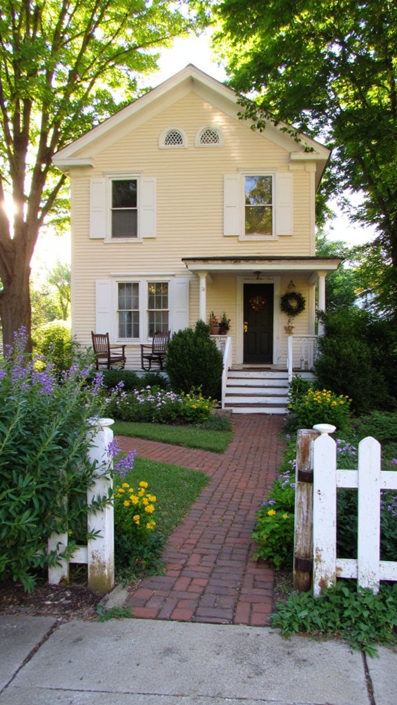 bright airy colonial exterior