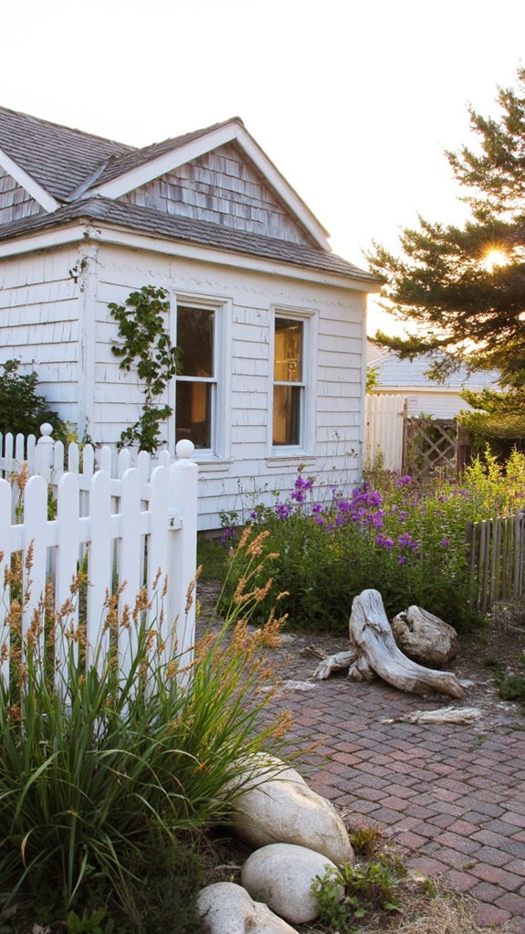 bright coastal beach cottages