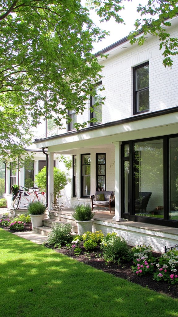 bright white brick elegance