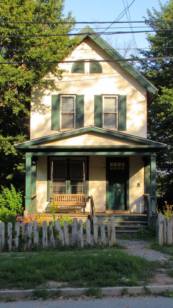 buttermilk and forest green harmony