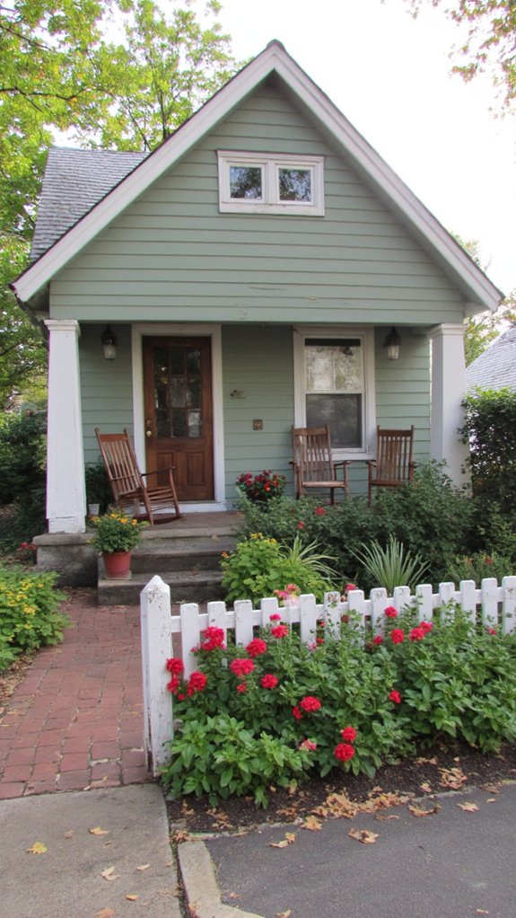 calm earthy cottage exterior