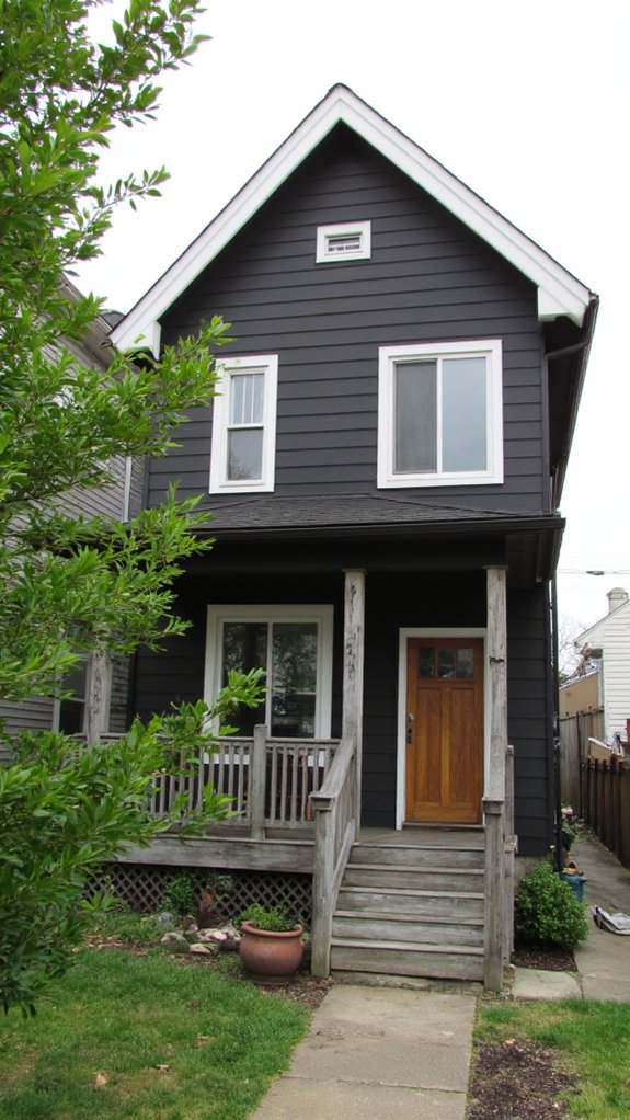 charcoal and white elegance