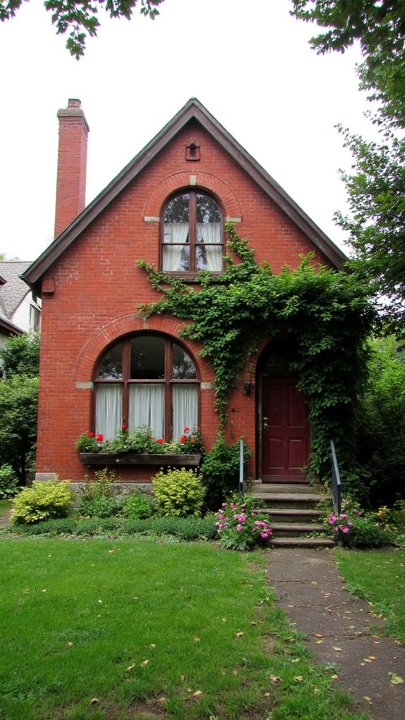 charming arched window cottages