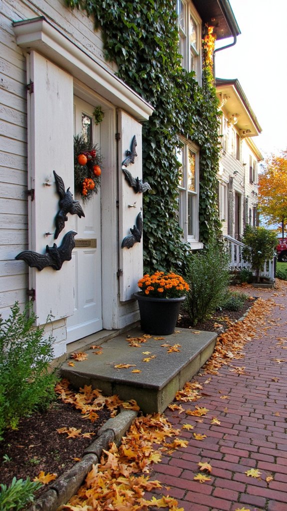 charming bats for shutters