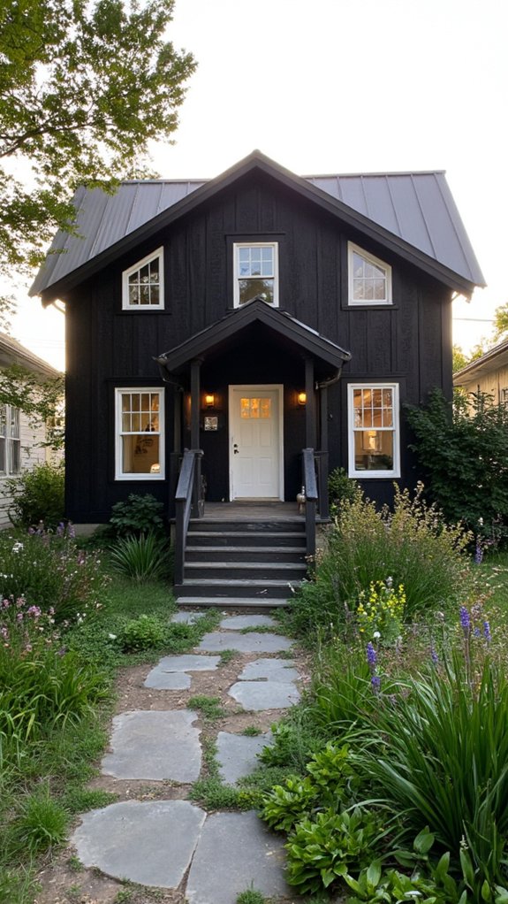 charming black farmhouse design
