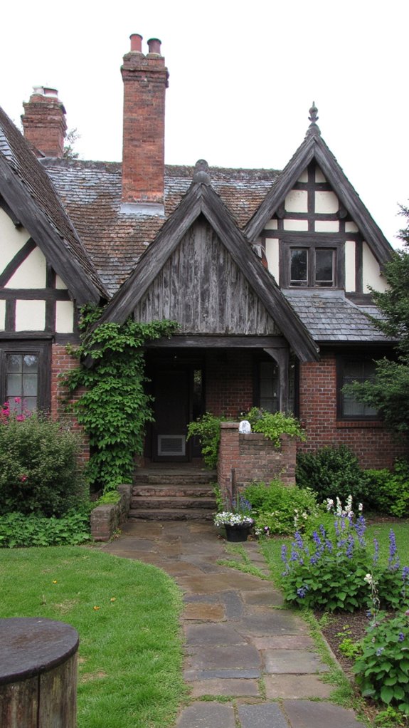 charming chimney and roofline