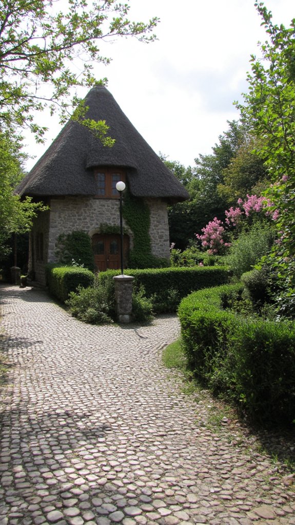charming cobblestone driveway appeal